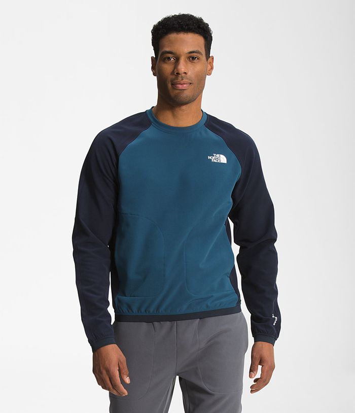 The North Face Mens Sweatshirt Tekware® Fleece Crewneck 259JLMCHA - Navy